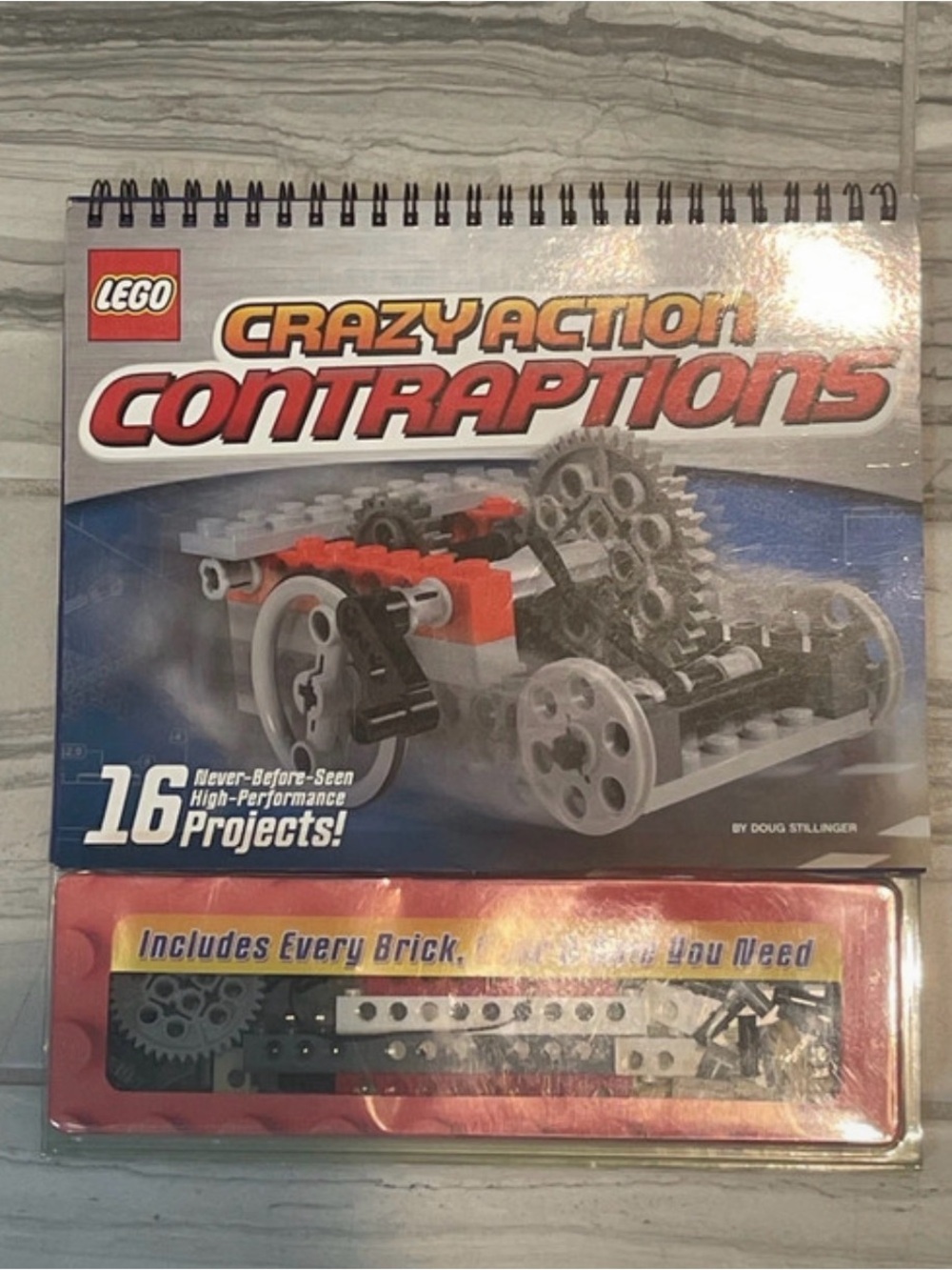 2008 new never opened LEGO Crazy Action Contraptions Set - Red, Gray, Black